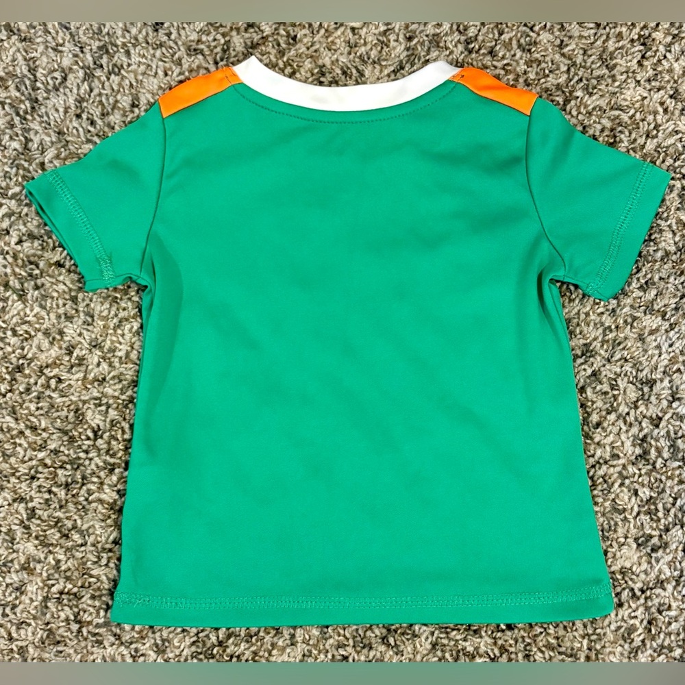 Ireland Football Soccer Jersey Outfit 9-12 Months Green and White Matching Set - Picture 4 of 8